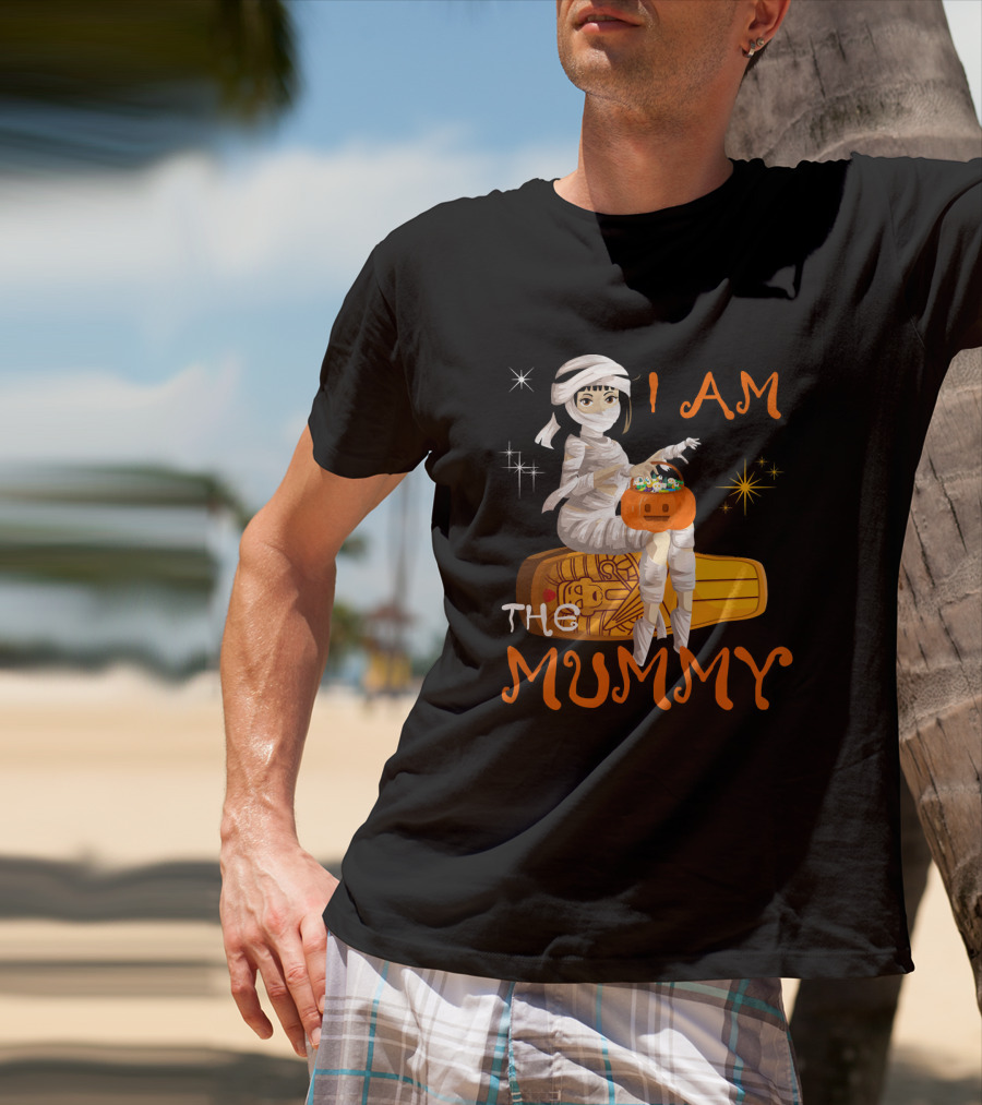 I Am The Mummy Halloween Night Costume Tri T-Shirt