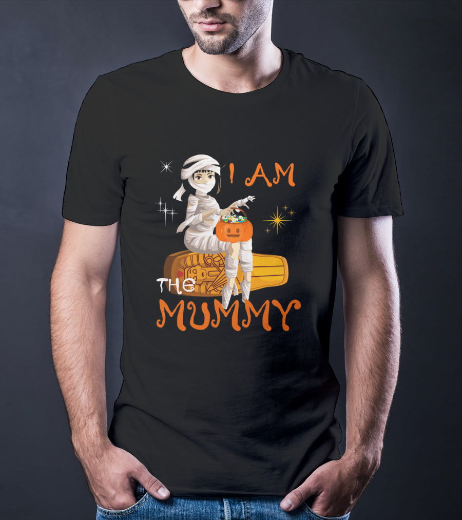 I Am The Mummy Halloween Night Costume Tri T-Shirt