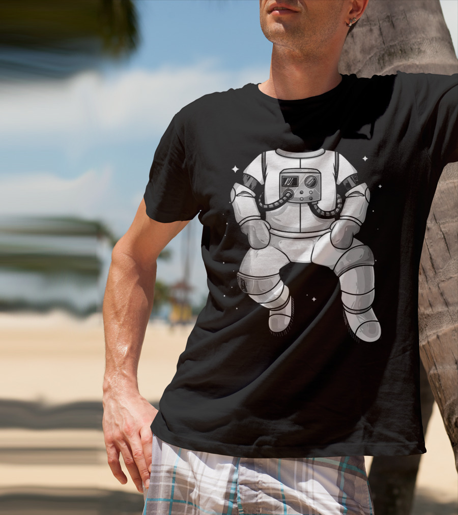 Cool Astronaut Halloween Costume Space Suit Fan T-Shirt