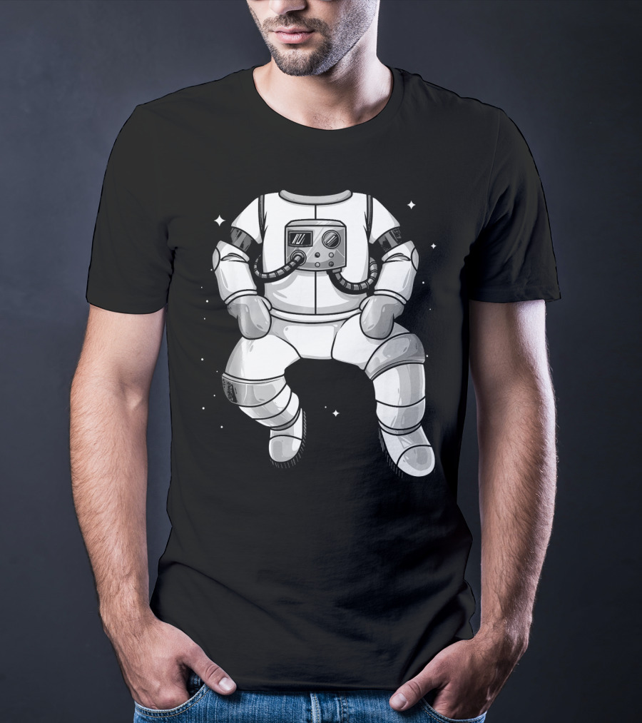 Cool Astronaut Halloween Costume Space Suit Fan T-Shirt