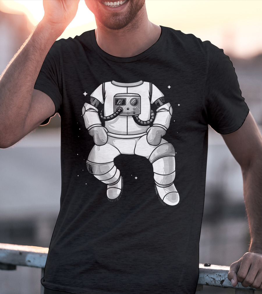 Cool Astronaut Halloween Costume Space Suit Fan T-Shirt