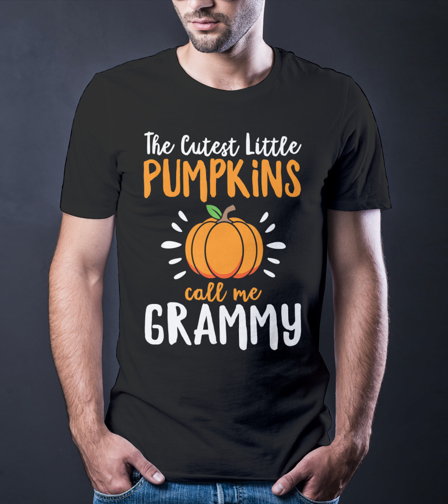 The Cutest Little Pumpkins Call Me Grammy Pumpkin T-Shirt