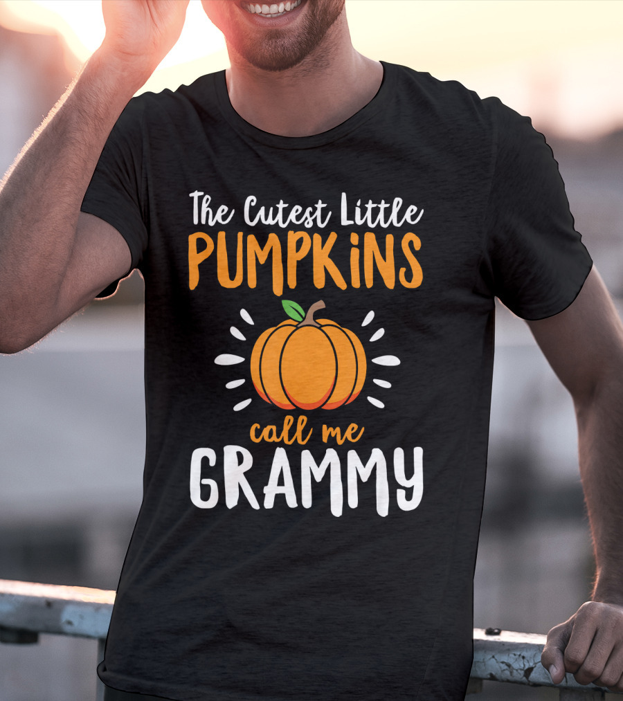 The Cutest Little Pumpkins Call Me Grammy Pumpkin T-Shirt
