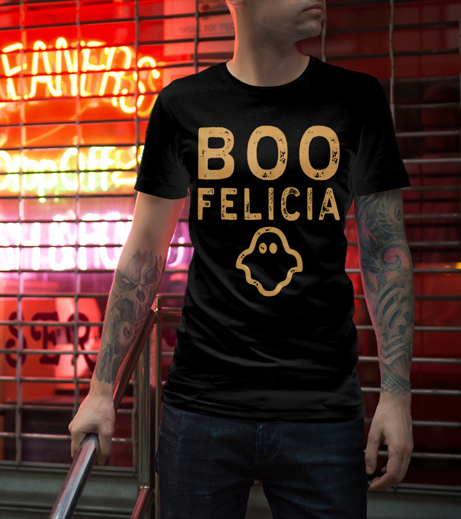 Boo Felicia Halloween Ghost T-Shirt
