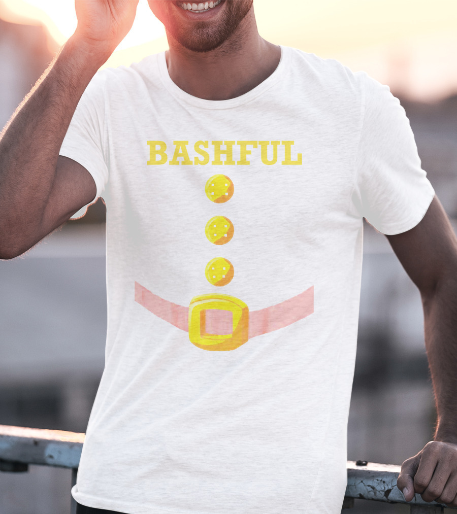 Bashful Dwarf Costume Belt Buckle Buttons Funny Idea T-Shirt