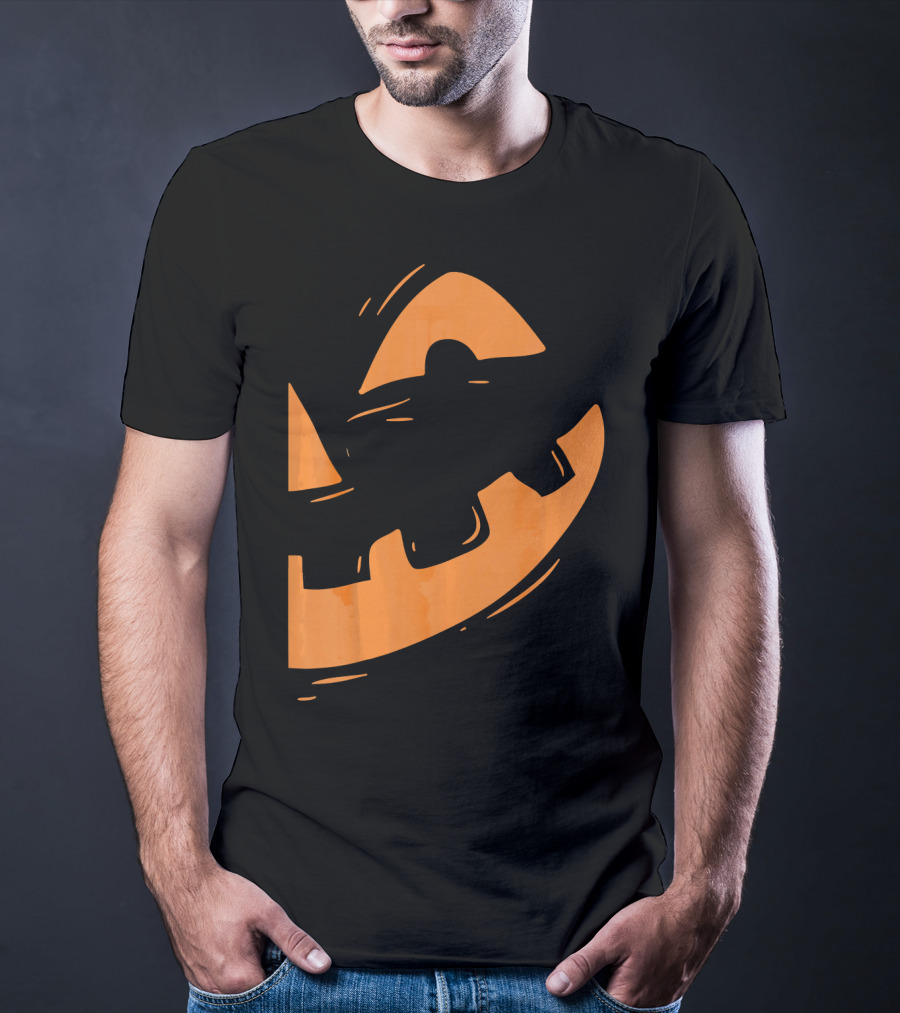 Jack O Lantern Pumpkin Face Halloween Smile T-Shirt