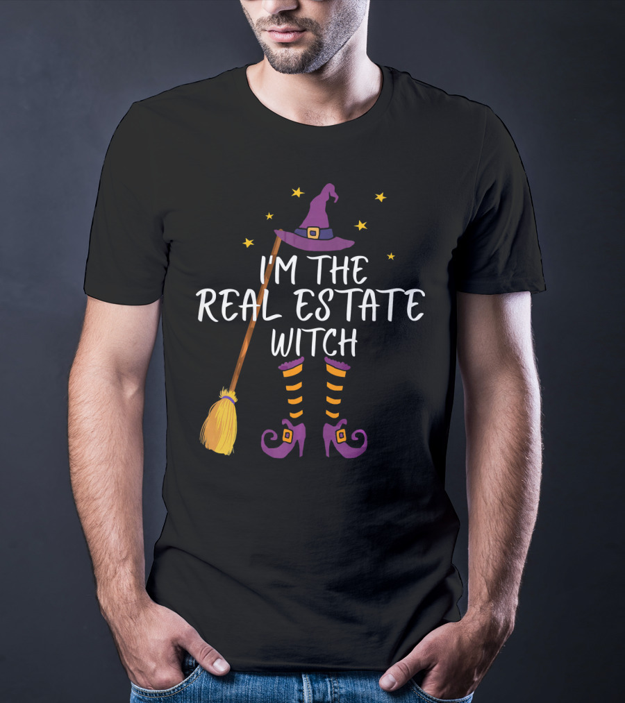 I'm The Real Estate Witch Halloween Realtor T-Shirt