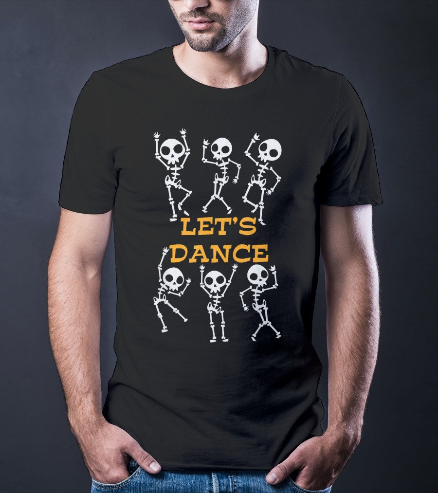 Let's Dance Ghost Skeletons T-Shirt