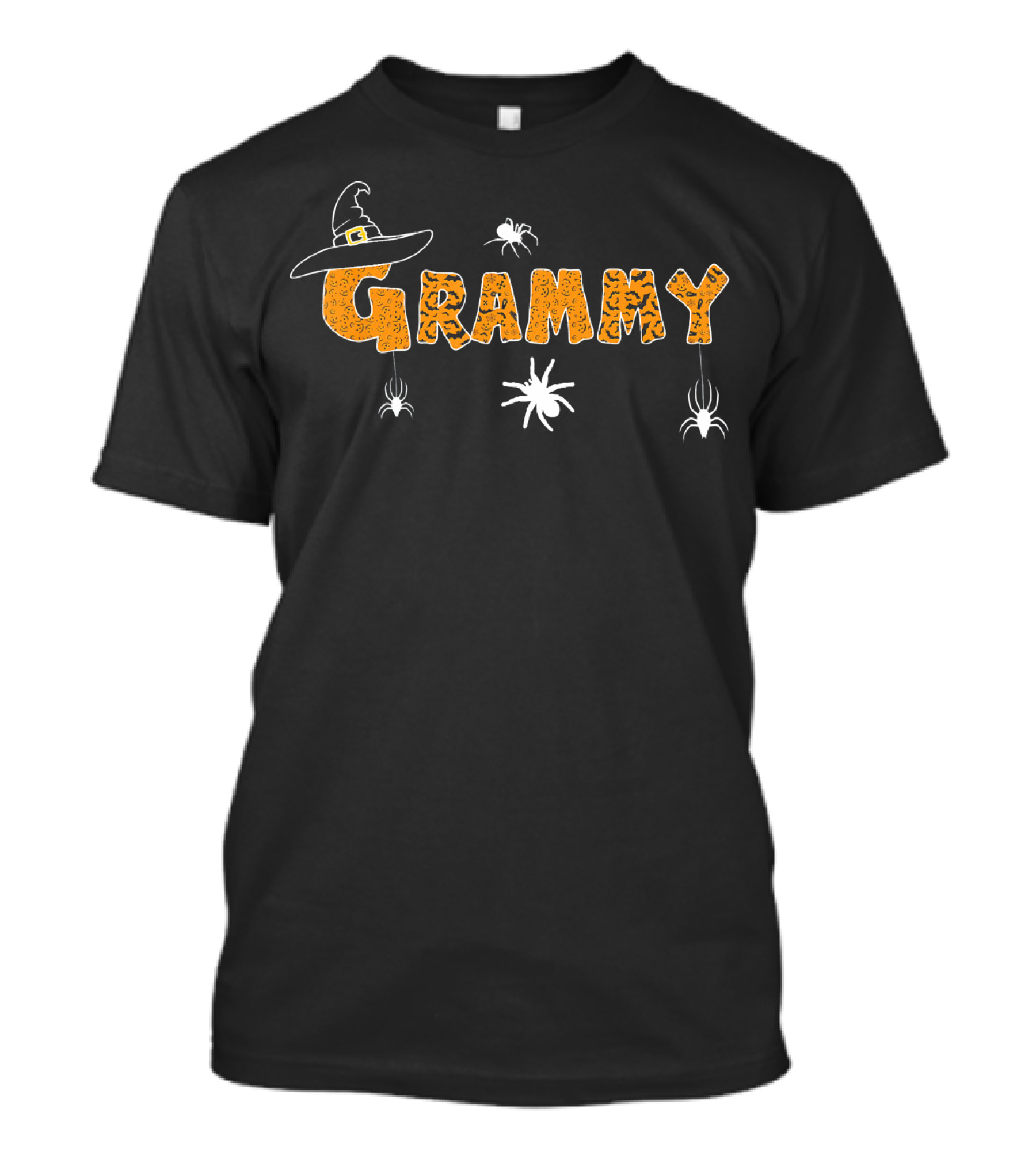 Grammy Witches Hat Halloween Spider Boo Sc T-Shirt