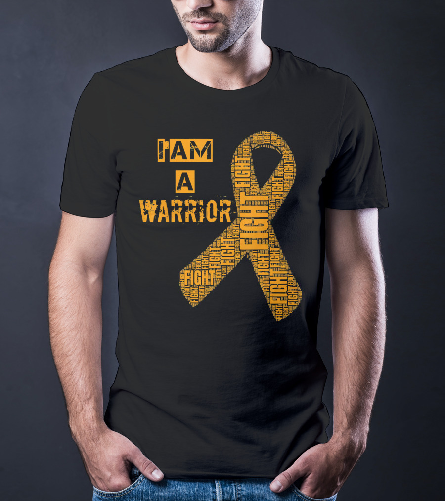 I Am A Warrior Fight Leukemia Cancer Awareness T-Shirt