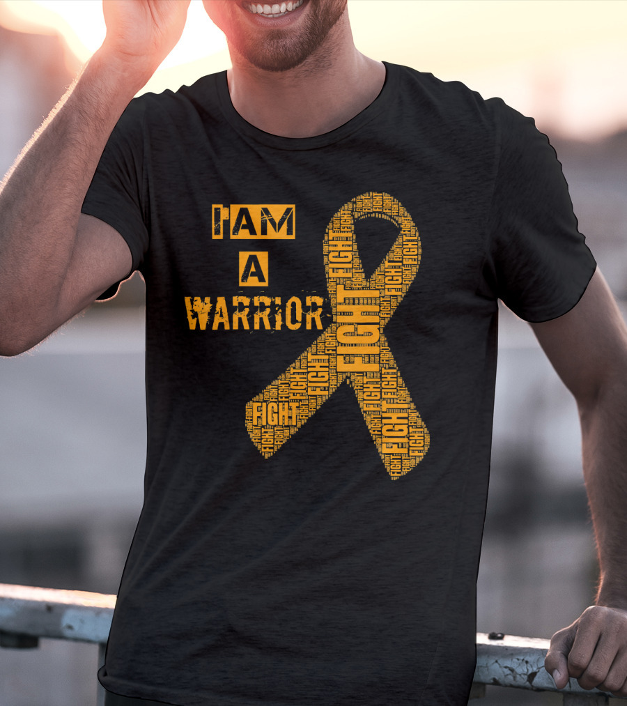 I Am A Warrior Fight Leukemia Cancer Awareness T-Shirt