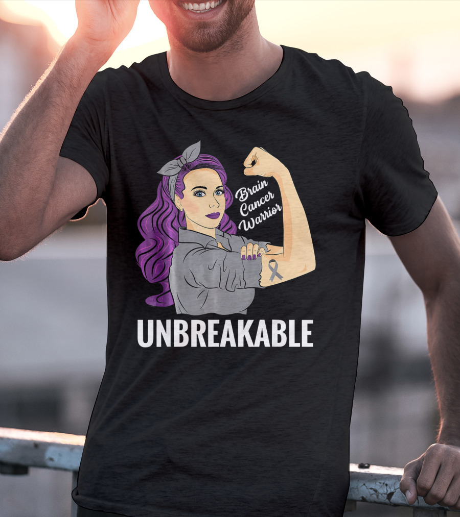 Unbreakable Brain Cancer Warrior T-Shirt
