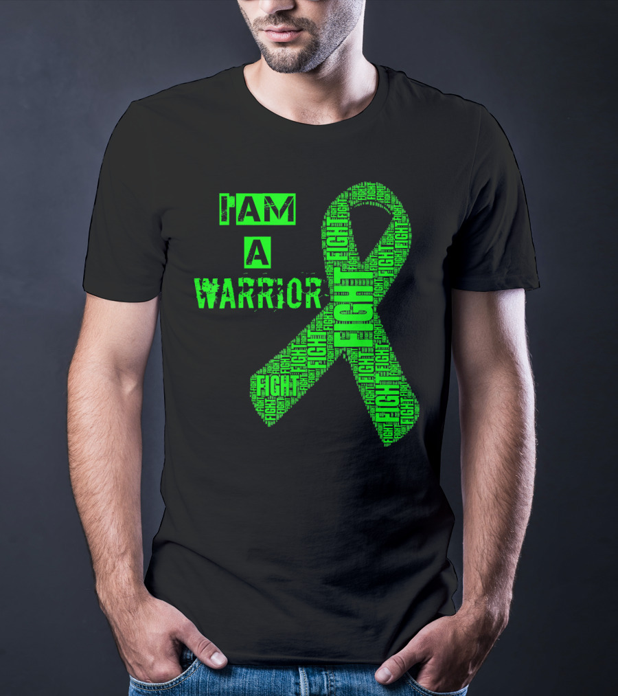 I Am A Warrior Fight Lymphoma Cancer Awareness T-Shirt