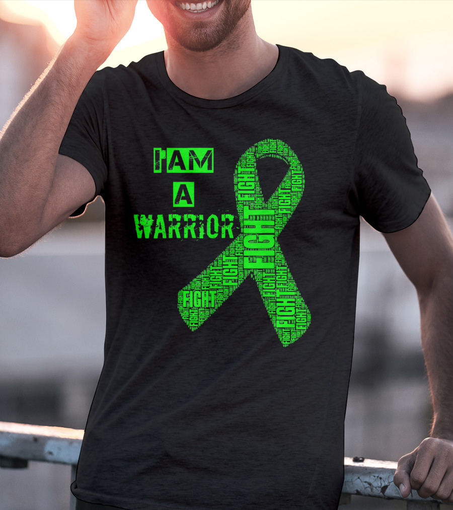 I Am A Warrior Fight Lymphoma Cancer Awareness T-Shirt