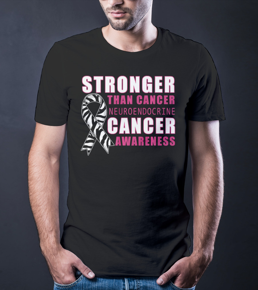 Stronger Than Cancer Neuroendocrine Cancer Awareness T-Shirt
