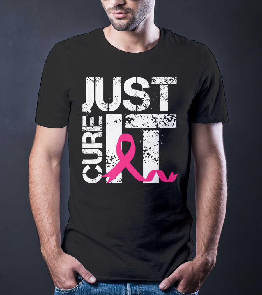 Women Just Cure It Breast Cancer Awareness Pink T-Shirt