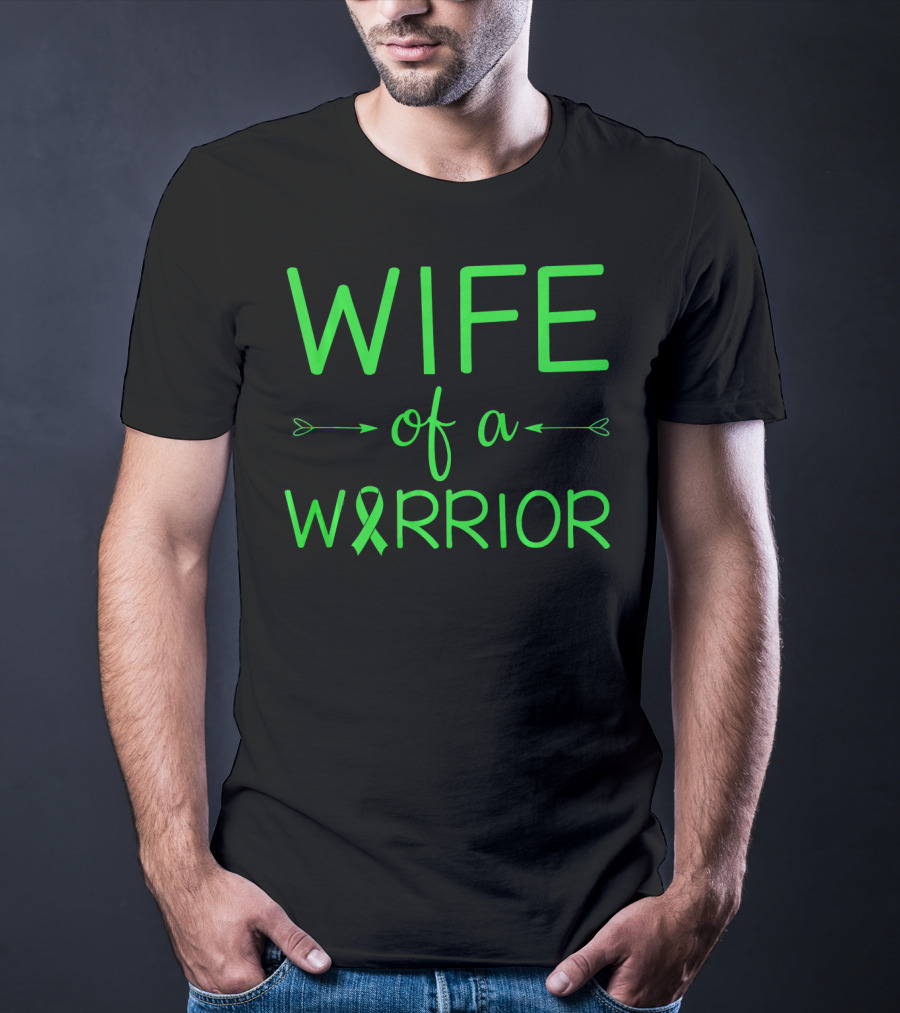 Wife Of A Warrior Green T-Shirt