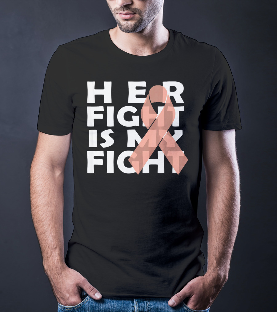 Her Fight Is My Fight Endometrial Cancer T-Shirt