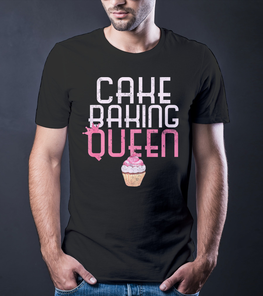 Cake Baking Queen Cupcake T-Shirt