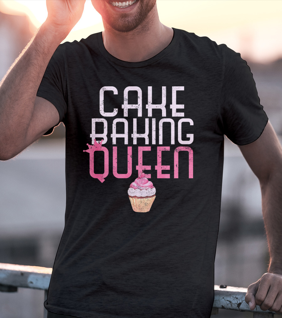 Cake Baking Queen Cupcake T-Shirt