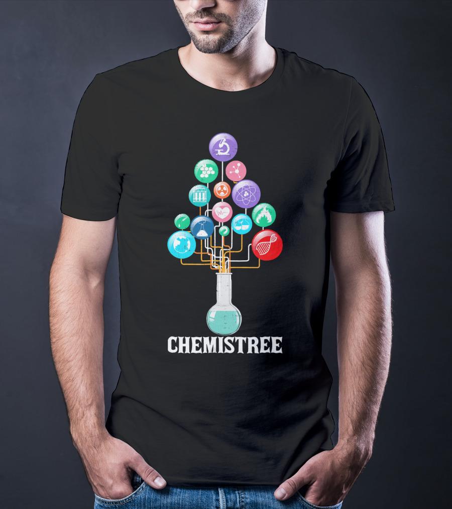 ChemiSTREE Science Chemistry Lover Icons T-Shirt