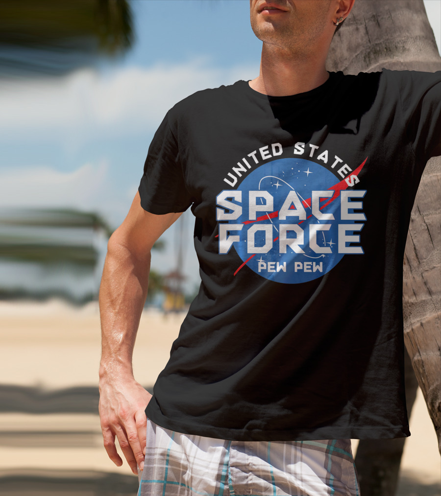 United States Space Force Pew Pew T-Shirt