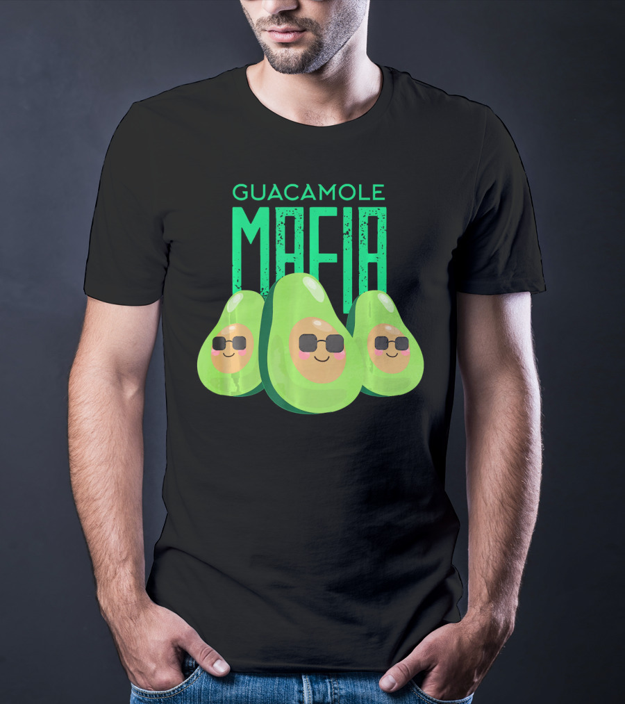 Guacamole Mafia Avogato Cool Avocado T-Shirt