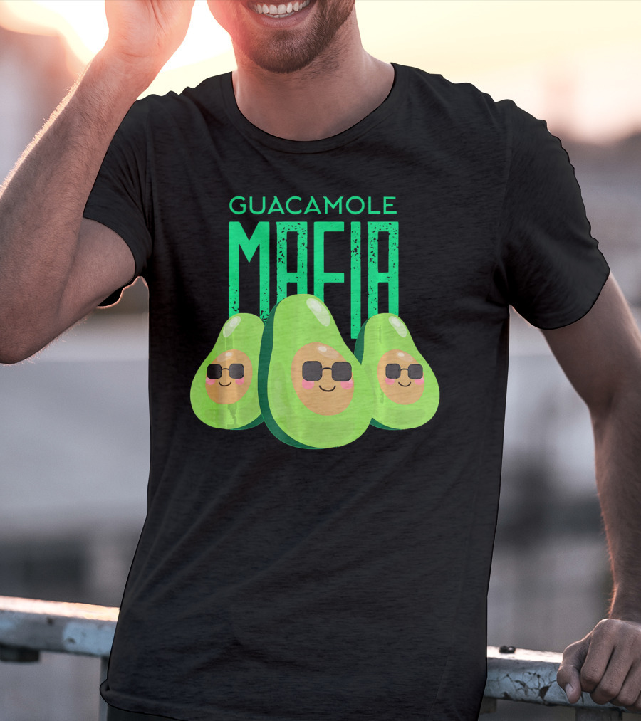 Guacamole Mafia Avogato Cool Avocado T-Shirt