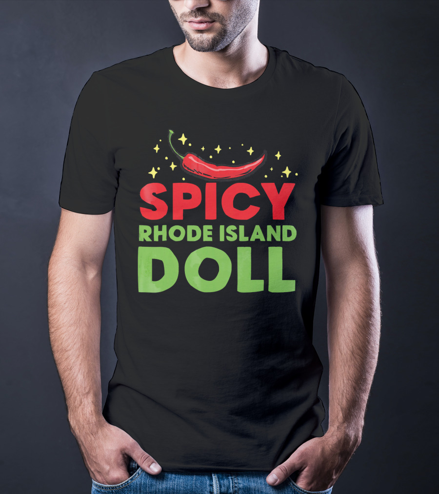 Spicy Rhode Island Doll Chili Pepper T-Shirt