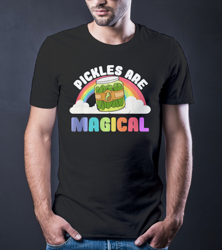 Rainbow Pickles Are Magical Clouds T-Shirt