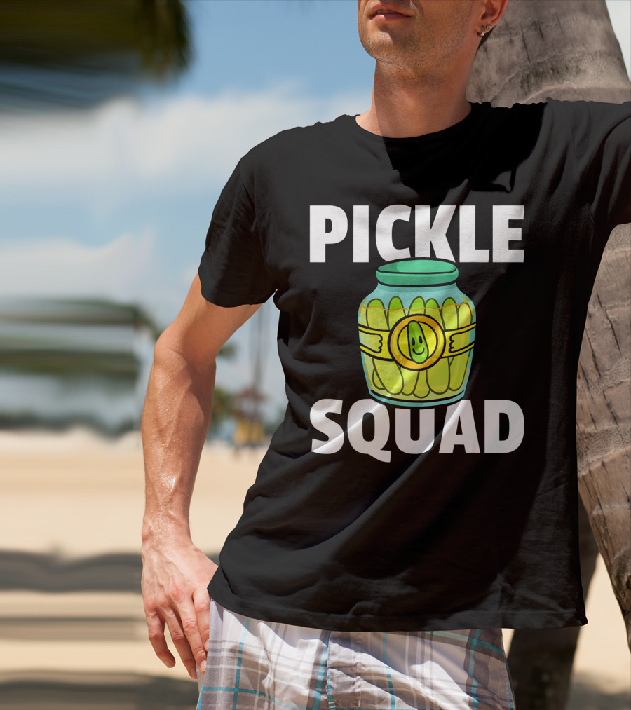 Pickle Squad Happy Pickle Jar T-Shirt