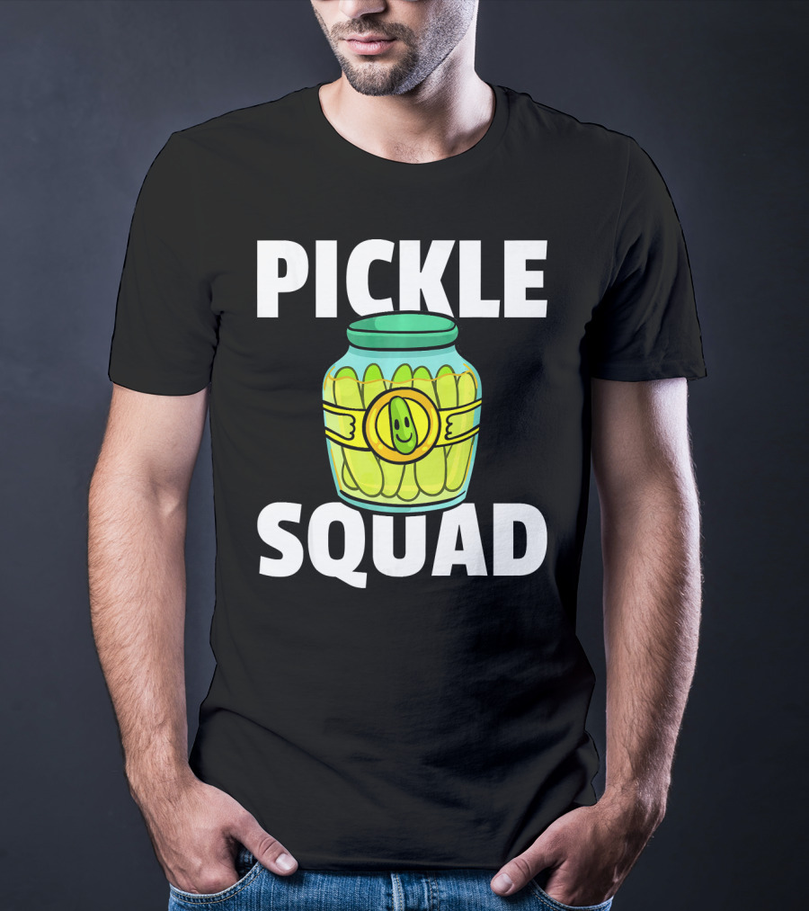 Pickle Squad Happy Pickle Jar T-Shirt