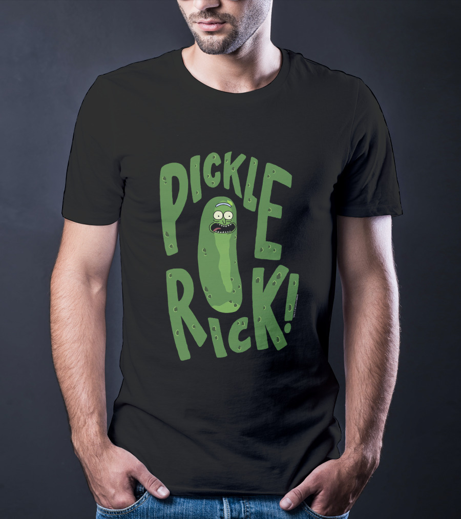 Rick And Morty Pickle Rick Pickle Drawing T-Shirt