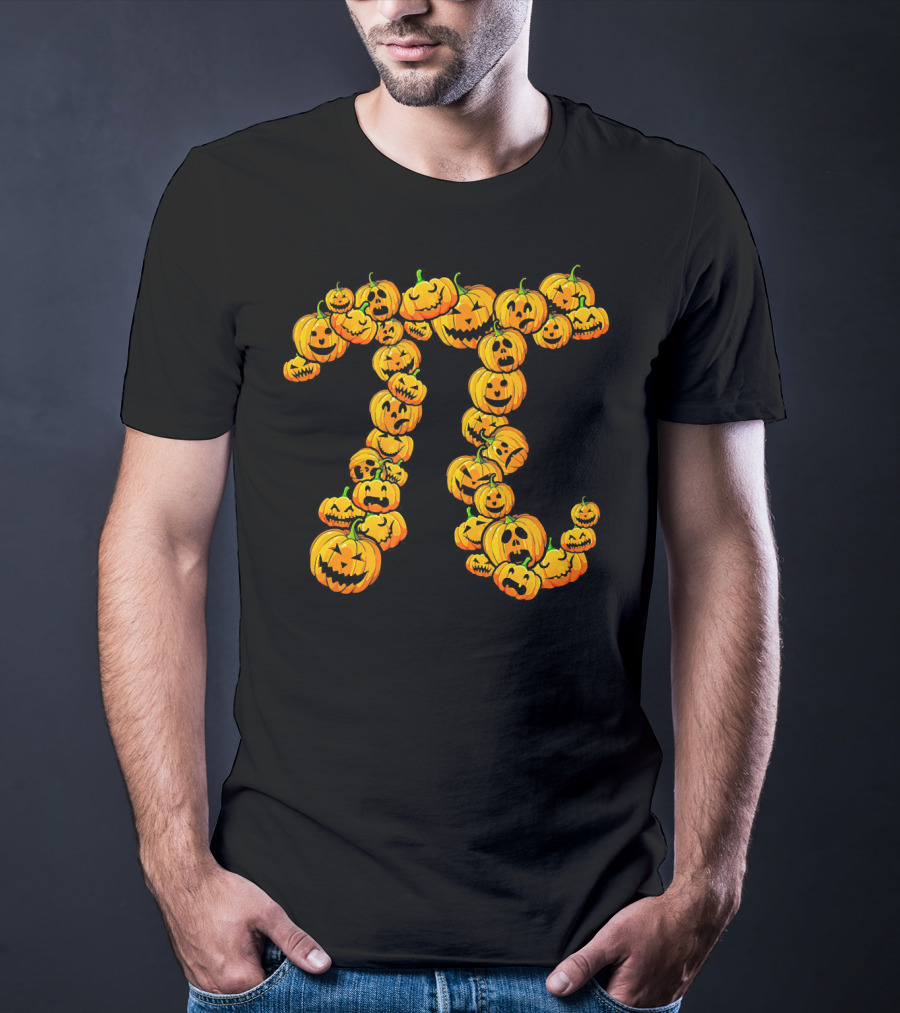 Pumpkin Pi Pie Thanksgiving Dessert Math Jack-O'-Lanterns T-Shirt