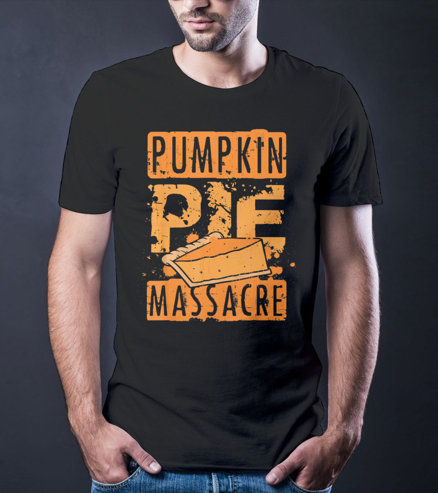 Pumpkin Pie Massacre Slice T-Shirt