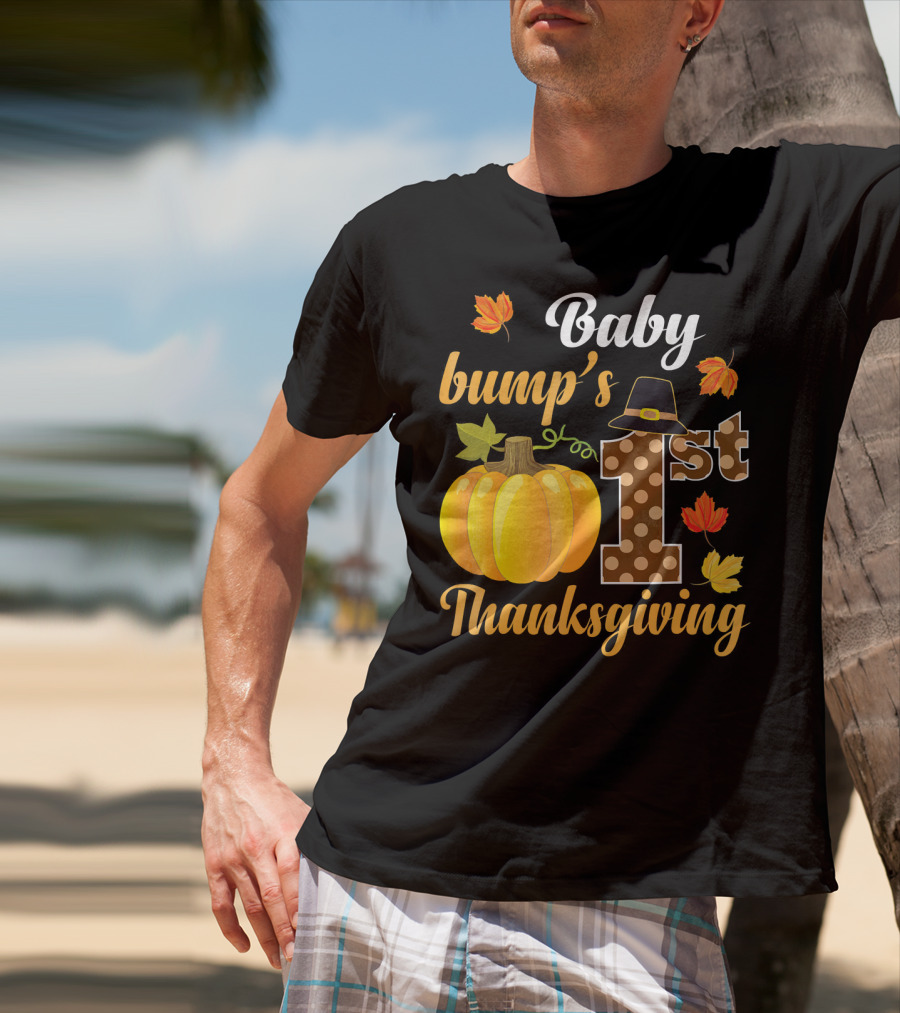 Baby Bump's 1st Thanksgiving T-Shirt