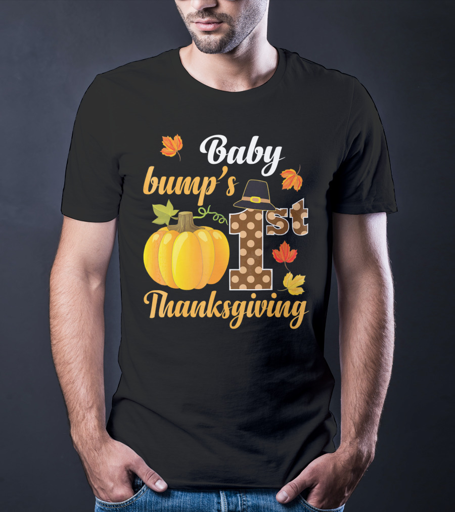 Baby Bump's 1st Thanksgiving T-Shirt