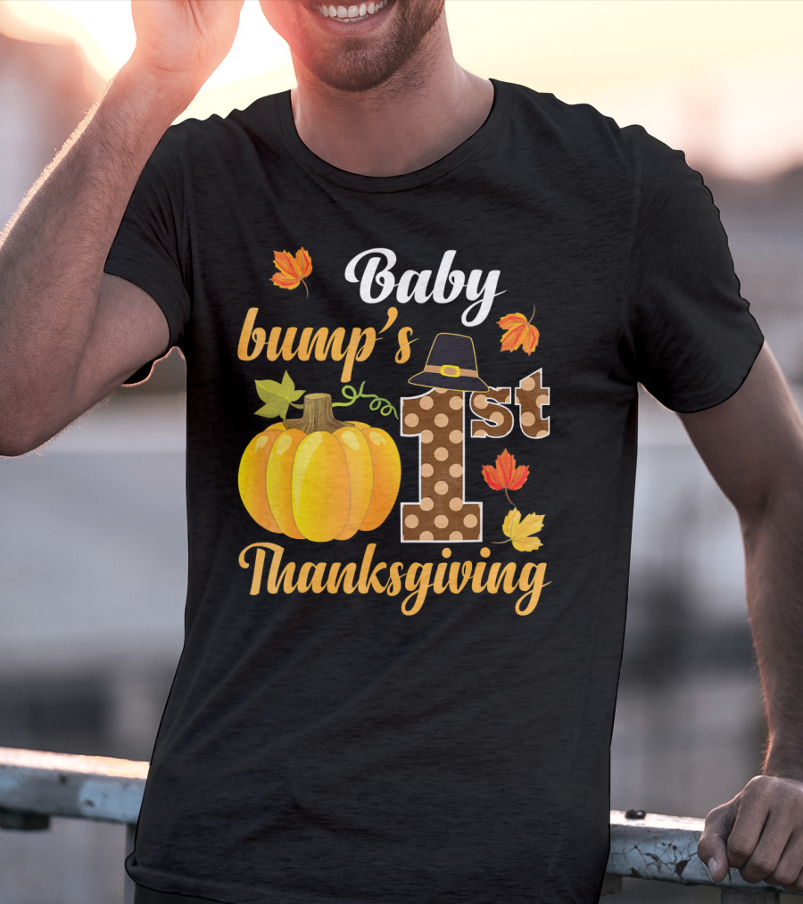 Baby Bump's 1st Thanksgiving T-Shirt