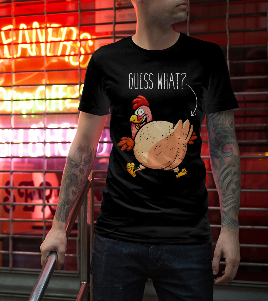 Guess What Turkey Funny Butt Joke T-Shirt