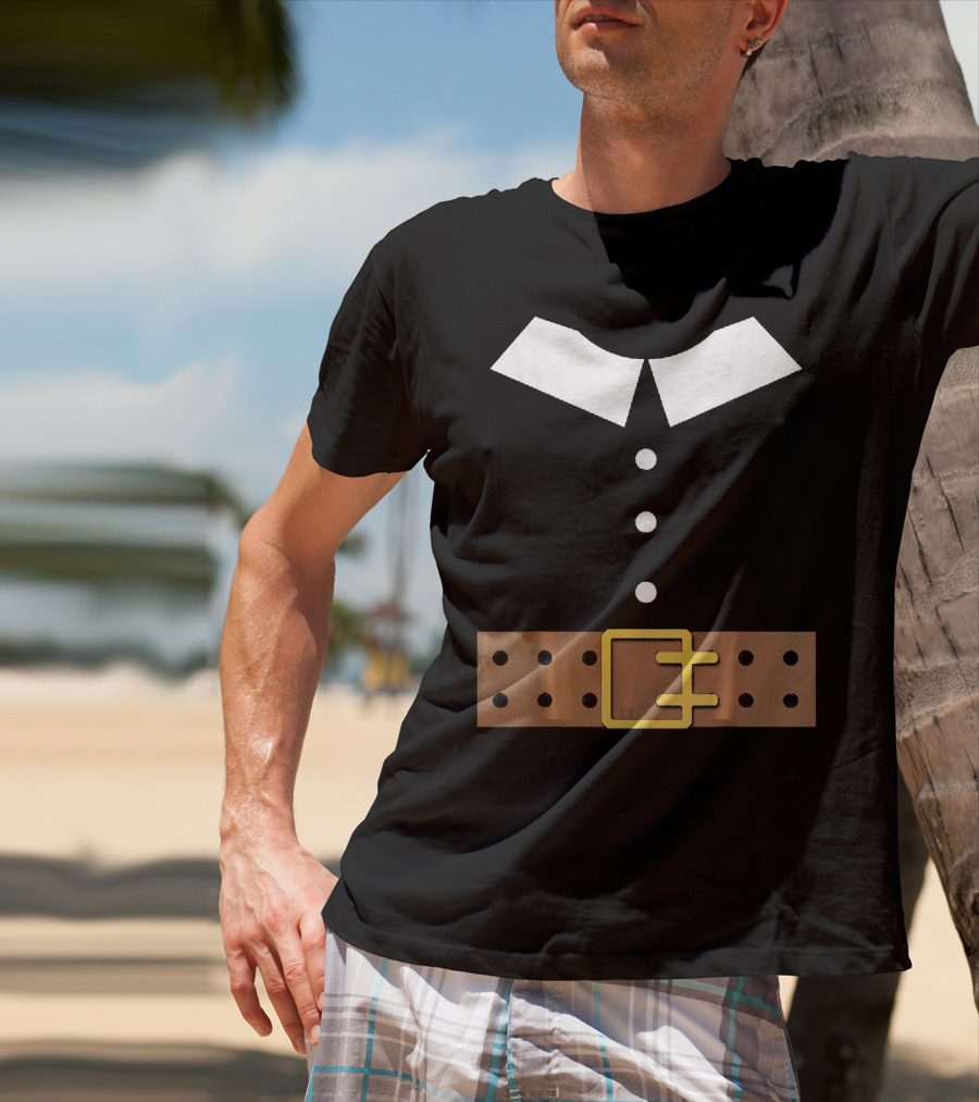 Thanksgiving Pilgrim Costume Belt Turkey Day Classic T-Shirt