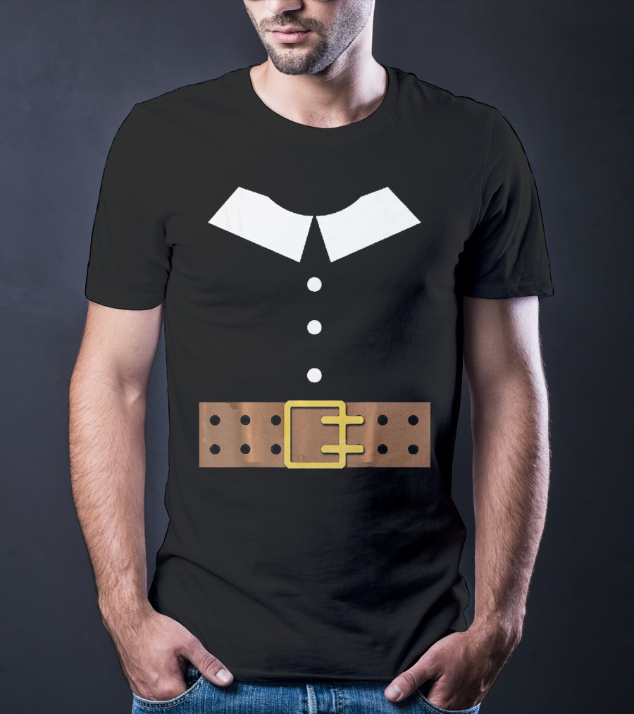 Thanksgiving Pilgrim Costume Belt Turkey Day Classic T-Shirt