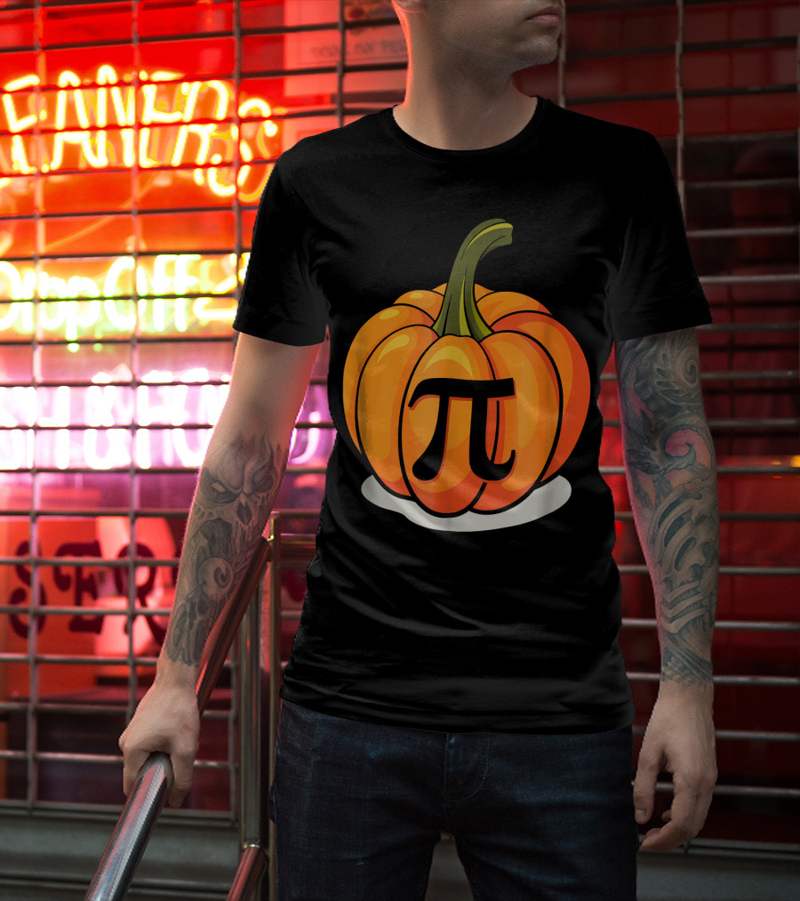 Pumpkin Pi Pie Funny Nerdy Thanksgiving T-Shirt