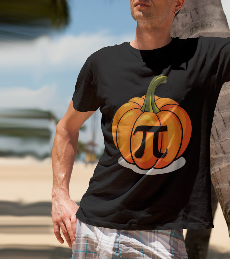 Pumpkin Pi Pie Funny Nerdy Thanksgiving T-Shirt