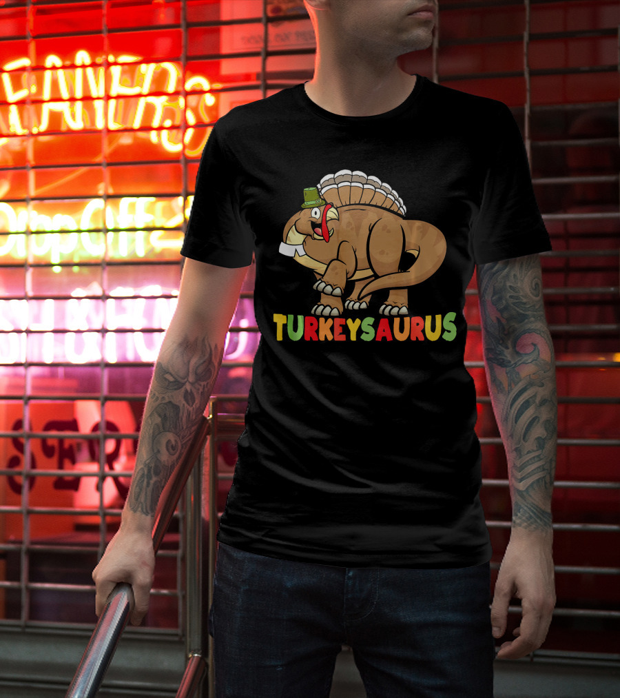 Turkeysaurus Dinosaur Prehistoric Than T-Shirt