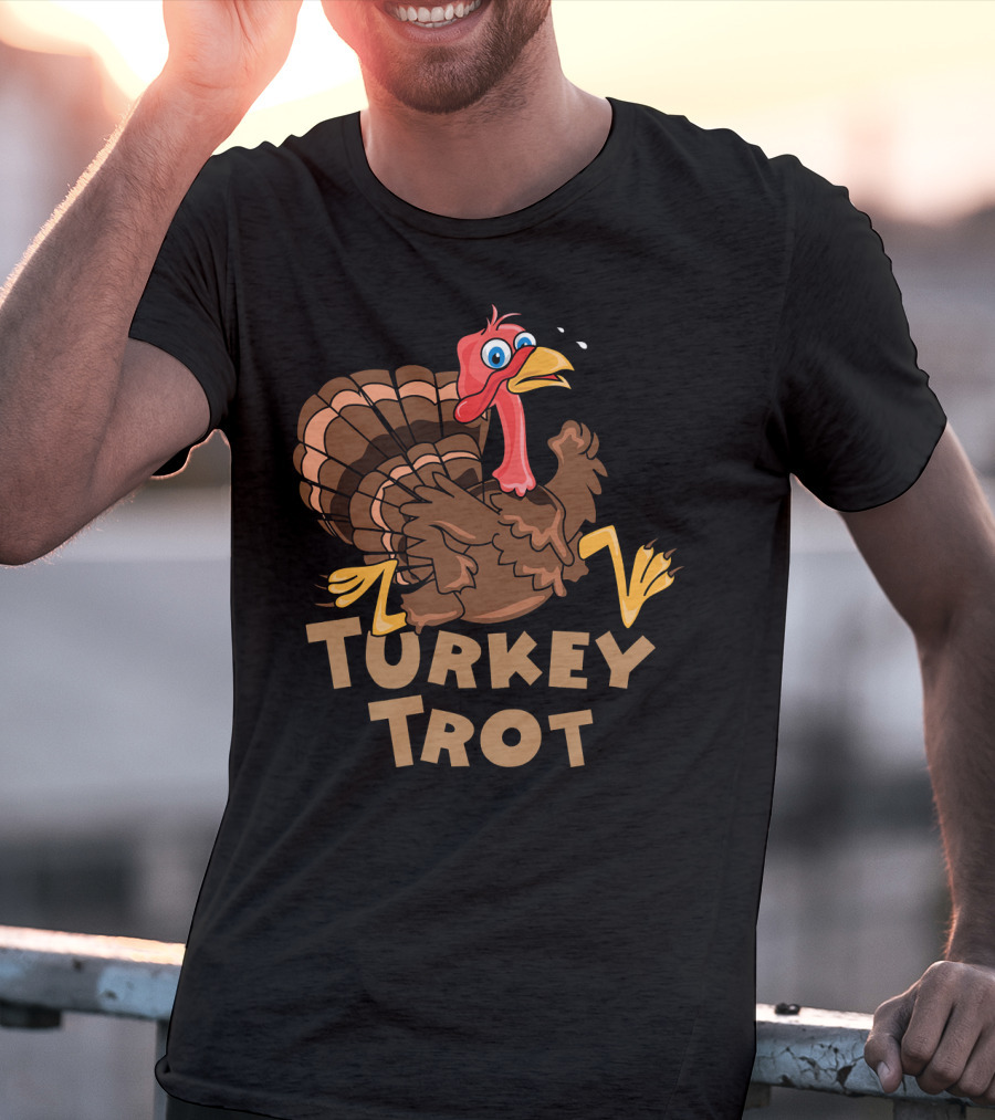 Annual Turkey Trot Running Turkey Race Event T-Shirt