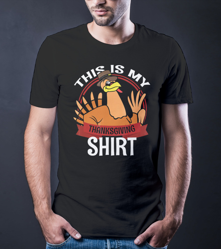 This Is My Thanksgiving Turkey Pilgrim T-Shirt