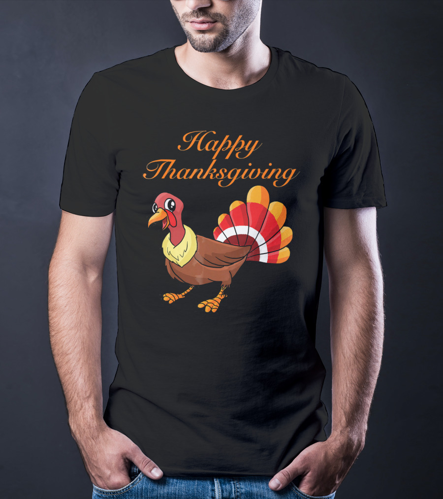 Happy Thanksgiving Turkey Celebration Day T-Shirt