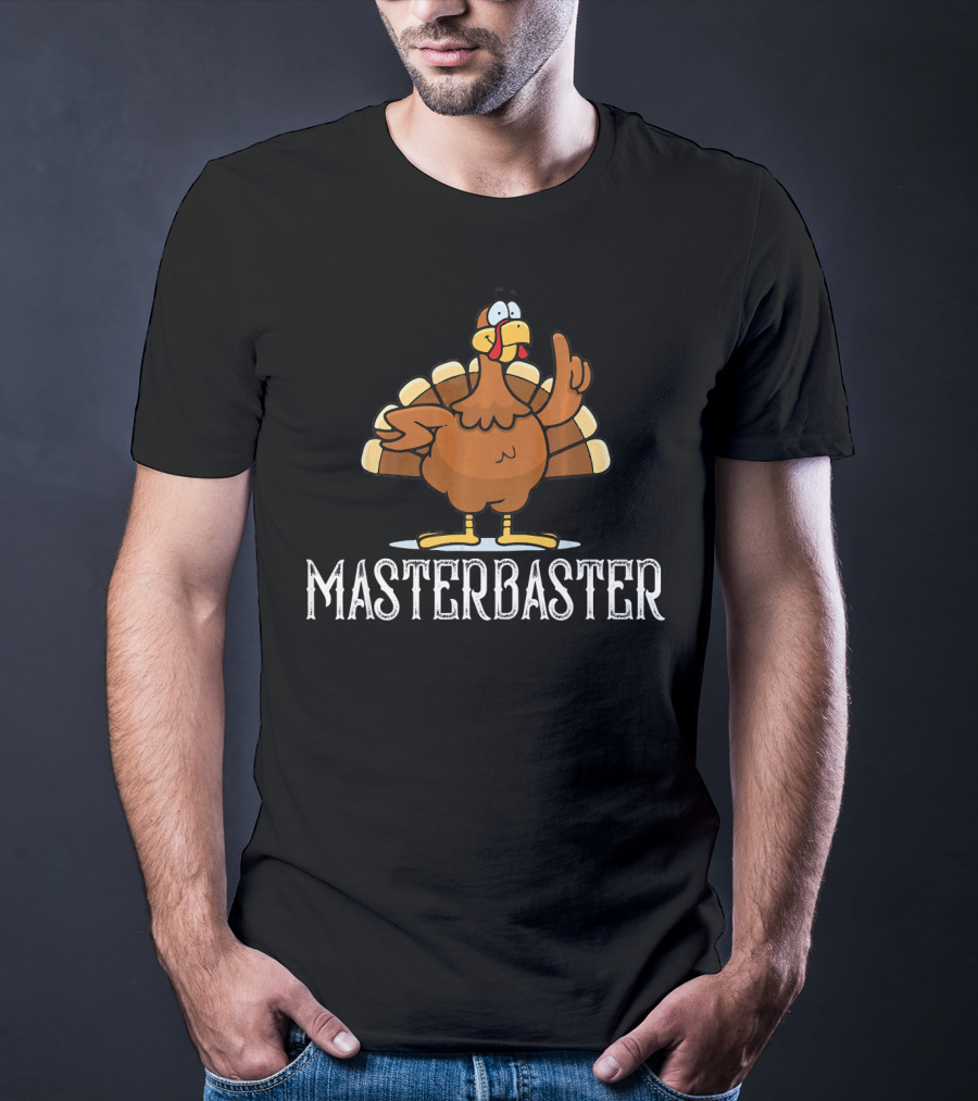 Masterbaster Turkey Cartoon Image T-Shirt