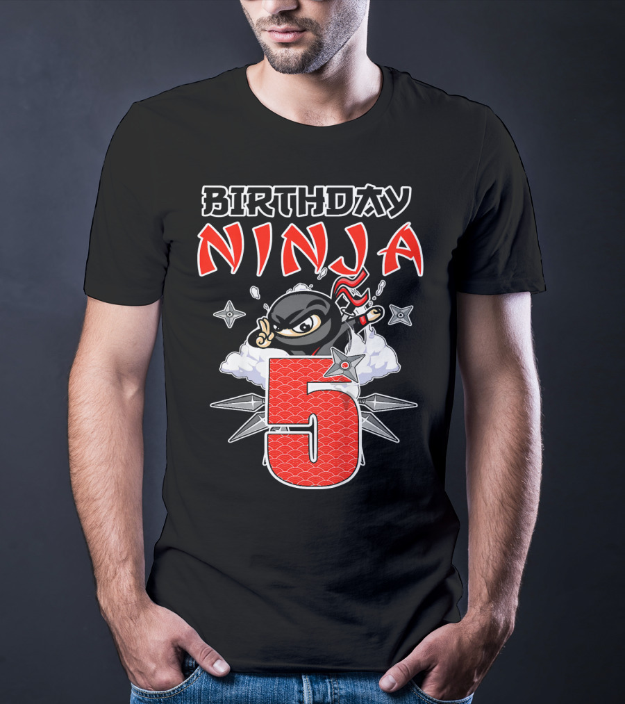 Birthday Ninja 5th T-Shirt