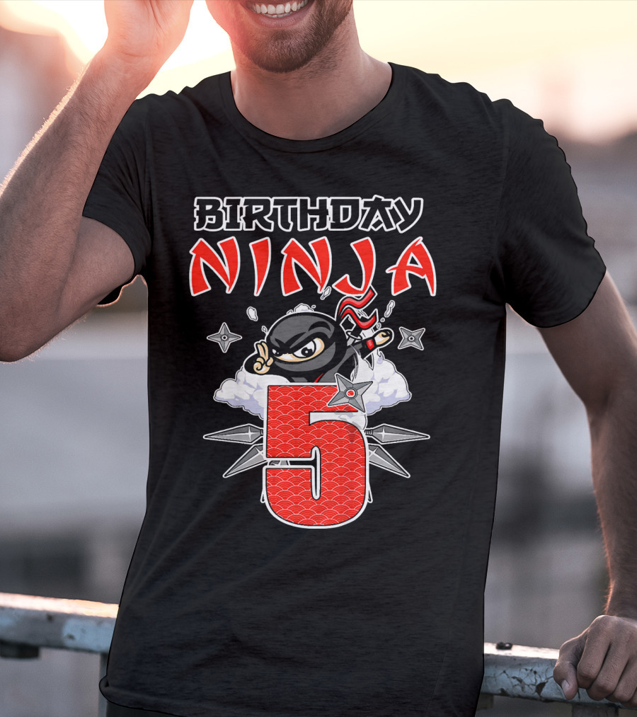 Birthday Ninja 5th T-Shirt